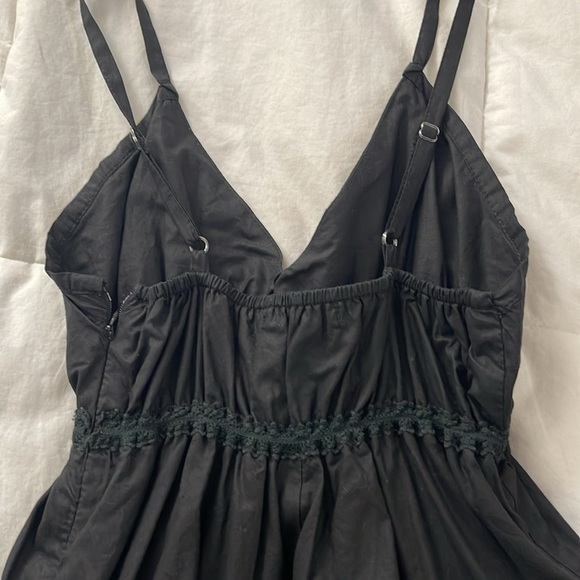 Piccinini black bubble dress with lace trim! - Picture 4 of 5